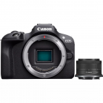 Canon  EOS R100 + RF-S 18-45mm F4.5-6.3 IS STM Kit MILC 24.1 MP CMOS 6000 x 4000 pixels Black | 6052C013 | 4549292214598