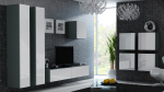 Cama MEBLE Cama Living room cabinet set VIGO 24 grey/white gloss | VIGO 24 SZ/BI