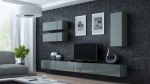 Cama MEBLE Cama Living room cabinet set VIGO 13 grey/grey gloss | VIGO 13 SZ/SZ