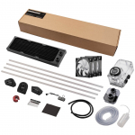 Phanteks  EZ-Fit 360 D30-Kit Processor Liquid cooling kit 12 cm Black, Transparent 10 pc(s) | WAPH-049 | 0886523702030