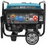 K&Ouml;NNER & S&Ouml;HNEN K&ouml;nner & S&ouml;hnen KS 12-1E 1/3 ATSR engine-generator 8000 W 55 L Petrol Black, Teal | KS12-1E1/3ATSR | 4260405363421