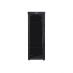 LANBERG Installation cabinet rack 19 42U 800x1000 black, glass door lcd (Flat pack) | FF01-8042-12BL | 5901969430462