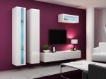 Cama MEBLE Cama Living room cabinet set VIGO NEW 2 white/white gloss | VIGO NEW2 BI/BI