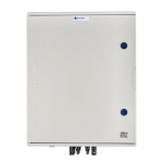 EMITER Switchgear attached DCAC hermetic IP66 EMITTER with DC surge arrester Dehn 1000V type 1+2, 4 x PV string, 4 x MPPT // ogr. AC Dehn type 1+2, 100A 3-F, FR 100A, syg. Faz + Socket | EM-855_DCAC | 5904473570723