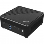 MSI  Cubi N ADL S-254AT Intel&reg; N N200 4 GB DDR4-SDRAM 128 GB SSD Windows 11 Pro Mini PC Black | 534037 | 4711377337069