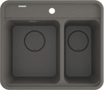 Deante Granite sink 1.5-bowl | ZKM_T503 | 5907650871774