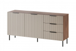 Cama MEBLE Cama Chest of drawers 1 ALMERA 156x42x75 walnut/cashmere | KOYCMMZPM0175 | 5903815010729