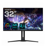 GIGABYTE  AORUS FO32U2P 32&rdquo; OLED Gaming Monitor - 3840 x 2160(UHD), 240Hz, 0.03ms, 250 cd/m2, KVM, FreeSync Premium Pro, DisplayHDR True Black 400, Displayport2.1 | FO32U2P | 4719331858025