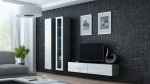 Cama MEBLE Cama Living room cabinet set VIGO 10 grey/white gloss | VIGO 10 SZ/BI