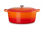 Le Creuset 21178400902430 Dutch oven 13.9 L Orange, Red | 21178400902430 | 0024147263418