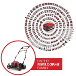 EINHELL Cordless Scarifier  GP-SC 36/40 Li BL-Solo, Black, Red | 3420615 | 4006825686708