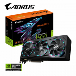 GIGABYTE Graphics card GeForce RTX 5070 AORUS MASTER 12GB GDDR7 192bit HDMI/3DP | GV-N5070AORUS M-12GD | 4719331355753