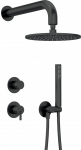 Deante Concealed shower set with overhead shower | NQS_N9YK | 5907650819189