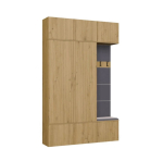 TOP E SHOP HAGA III 2SZ1W Wardrobe &ndash; Artisan Oak | M-MP-G-HAG-III/2Sz1W-ART | 5900354145844