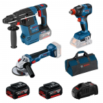 Bosch . 18V COMBO KIT (GBH 18V-26 + GDX 18V-200 + GWS 18V-10) 2x5,0Ah BAG ... | 0615990N21 | 4059952670270