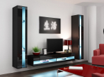 Cama MEBLE Cama Living room cabinet set VIGO NEW 3 black/black gloss | VIGO NEW3 CZ/CZ