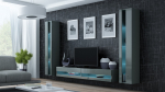 Cama MEBLE Cama Living room cabinet set VIGO NEW 3 grey/grey gloss | VIGO NEW3 SZ/SZ