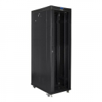 LANBERG  FF01-6242-12BL rack cabinet 42U Freestanding rack Black | FF01-6242-12BL | 5901969441567