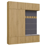 TOP E SHOP HAGA IV 2SZ2W Wardrobe &ndash; Artisan Oak | M-MP-G-HAG-IV/2Sz2W-ART | 5900354145851