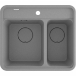 Deante Granite sink 1.5-bowl | ZKM_S503 | 5907650871767