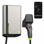 GREEN CELL  EVGC021A2275 electric vehicle charging station Grey Aluminium Wall 3 Built-in display LED | EVGC021A2275 | 5904326374669