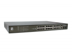 LevelOne FGP-2831 network switch Unmanaged Fast Ethernet (10/100) Power over Ethernet (PoE) 1U Black | FGP-2831 | 4015867223925