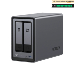 UGREEN  NASync DXP2800 NAS System 2-Bay Compact Intel&reg; N N100 8 GB DDR5 0 TB UGOS Pro Black | 3F57-001 | 6941876223695