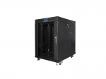 LANBERG  FF01-8015-12BL rack cabinet 15U Freestanding rack Black | FF01-8015-12BL | 5901969433883