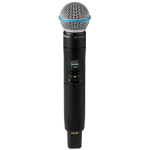 SHURE  SLXD2+/B58=-G65 - handheld transmitter with an Beta&reg; 58A capsule (470&ndash;606 MHz) | SLXD2+/B58=-G65 | 042406894333