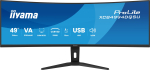 IIYAMA  ProLite XCB4994DQSU-B1 computer monitor 124.5 cm (49") 5120 x 1440 pixels Dual QHD LCD Black | 600741 | 4948570127993