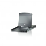 ATEN 8-Port 17.3" DVI Full HD LCD KVM Switch (USB) | CL6708MW-ATA-AG | 4719264643804