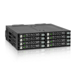 Icy Dock MB998SK-B drive bay panel Black | 1491985 | 4713227445078