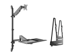 EQUIP  17"-32" Single Monitor Wall-Mounted Workstation | 457356 | 4015867236253