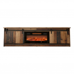 Cama MEBLE RTV GRANERO + fireplace cabinet 200x56.7x35 old wood | GRANERO+KOM OLD | 5903815007446