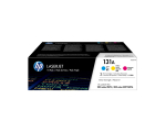 Hewlett-Packard HP 131A 3-pack Cyan/Magenta/Yellow Original LaserJet Toner Cartridges | U0SL1AM | 0888182055885