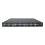 LevelOne 52-Port L3 Lite Managed Gigabit PoE Switch, 802.3af/at PoE, 48 PoE Outputs, 400W PoE Power Budget, 4 x 10G SFP+, Dual AC Redundant Power Supply | 530284 | 4015867241400