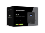 Conceptronic ZEUS04G 2200VA 1320W UPS, UK socket x 4, HID USB, RJ45 In/Out, AVR | 540071 | 4015867241660
