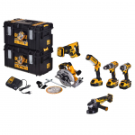 DeWalt POWER TOOL COMBO KIT DCK623P3-QW (DCF887+DCS367+DCG405+DCS570+DCD796+DCL050) | DCK623P3 | 5035048679760