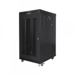 LANBERG  FF01-8822-23BL rack cabinet 22U Freestanding rack Black | FF01-8822-23BL | 5901969433913