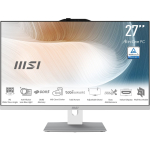 MSI  Modern AM272P 1M-1426AT Intel Core 5 120U 68.6 cm (27") 1920 x 1080 pixels All-in-One PC 16 GB DDR5-SDRAM 512 GB SSD Windows 11 Home Wi-Fi 6E (802.11ax) White | 579532 | 4711377424790