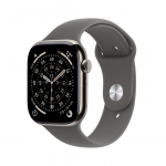 APPLE Watch Series 11 GPS + Cellular 46mm Natural Titanium Case with Stone Grey Sport Band - S/M | 1768824 | 0195950629705