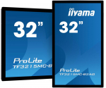 IIYAMA  ProLite TF3215MC-B2AG computer monitor 80 cm (31.5") 1920 x 1080 pixels Full HD LED Touchscreen Kiosk Black | TF3215MC-B2AG | 4948570123674