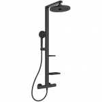SHOWER SET ALU+ BLACK MATT | BD583XG | 3800861117162