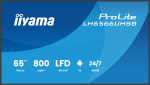 IIYAMA  LH6566UHSB-B1AG Signage Display Digital signage flat panel 165.1 cm (65") LCD Wi-Fi 800 cd/m&sup2; 4K Ultra HD Black Built-in processor Android 24/7 | 599265 | 4948570128235