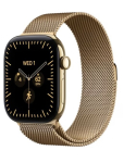APPLE Watch Series 12 GPS + Cellular 42mm Radiant Gold Titanium Case with Radiant Gold Milanese Loop | MJGL4MP/A | 195951234014