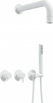 Deante Concealed shower set with hand shower - with horizontal mixer | NQS_A0XK | 5907650866299