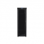 LANBERG Installation cabinet rack 19 47U 800x1000 black, glass door LCD (Flat pack) | FF01-8047-12BL | 5901969430509
