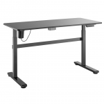 Ergo office  electric desk, height adjustable, gray, max height 118cm 50 kg - with a tabletop for sitting work, ER-434 | CEN-72447 | 5902211121329
