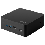 MSI  Cubi NUC 1MG-237BEU 0.84L sized PC Black 150U Intel SoC | CUBI NUC 1MG-237BEU | 4711377301596