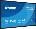 IIYAMA  T5529AS-B1AG Signage Display Kiosk design 138.7 cm (54.6") LED Wi-Fi 450 cd/m&sup2; 4K Ultra HD Black Touchscreen Built-in processor Android 24/7 | 539853 | 4948570125586